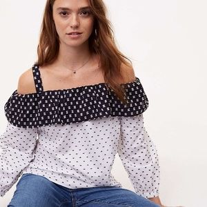 • loft • cold shoulder top